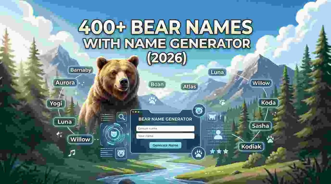 Bear Names With Name Generator