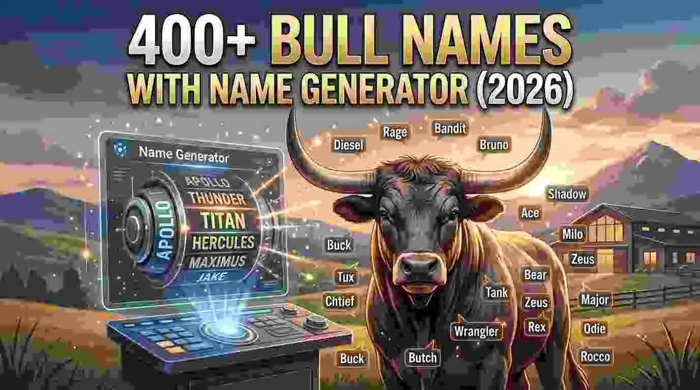Bull Names With Name Generator