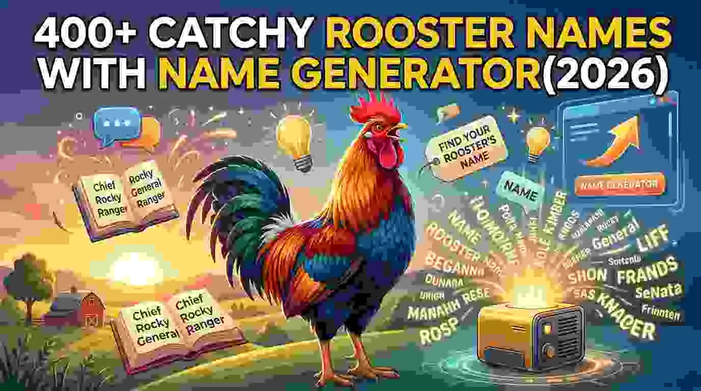 Catchy Rooster Names With Name Generator