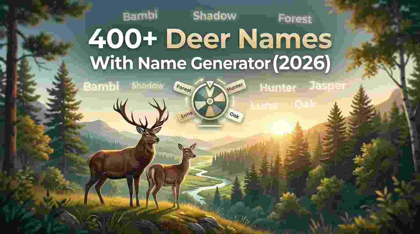 Deer Names With Name Generator