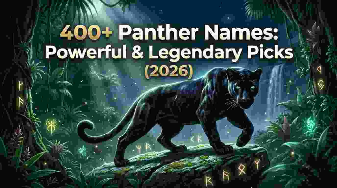 Panther Names: Powerful & Legendary Picks