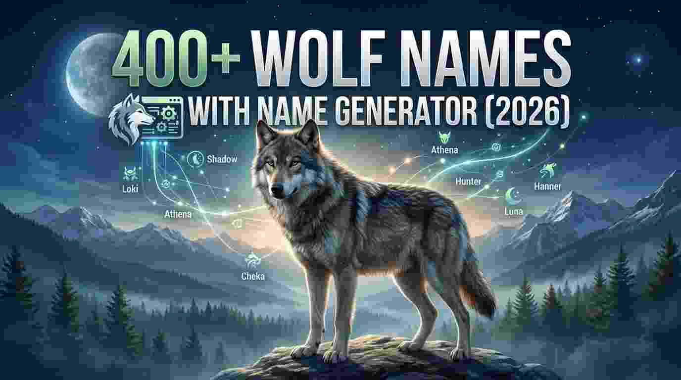 Wolf Names With Name Generator