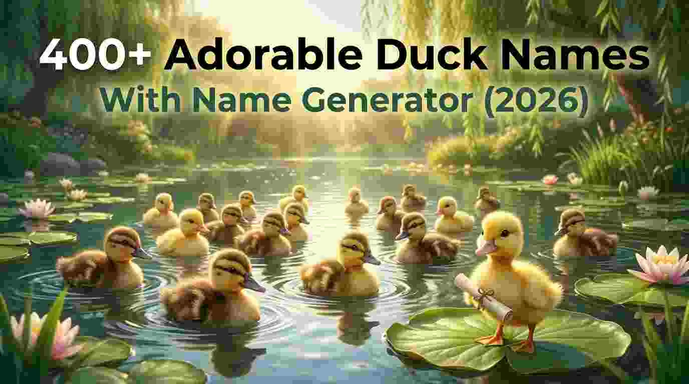 Adorable Duck Names With Name Generator
