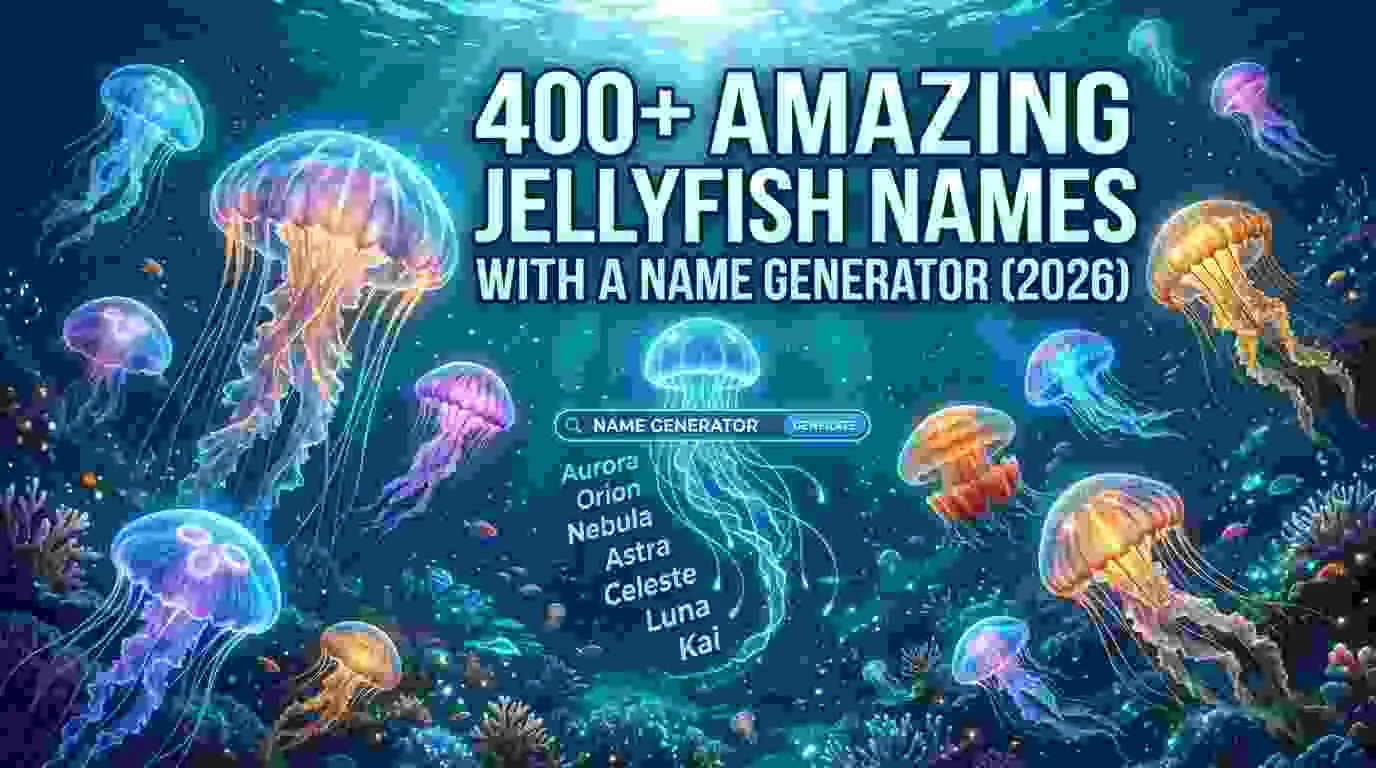Amazing Jellyfish Names With a Name Generator