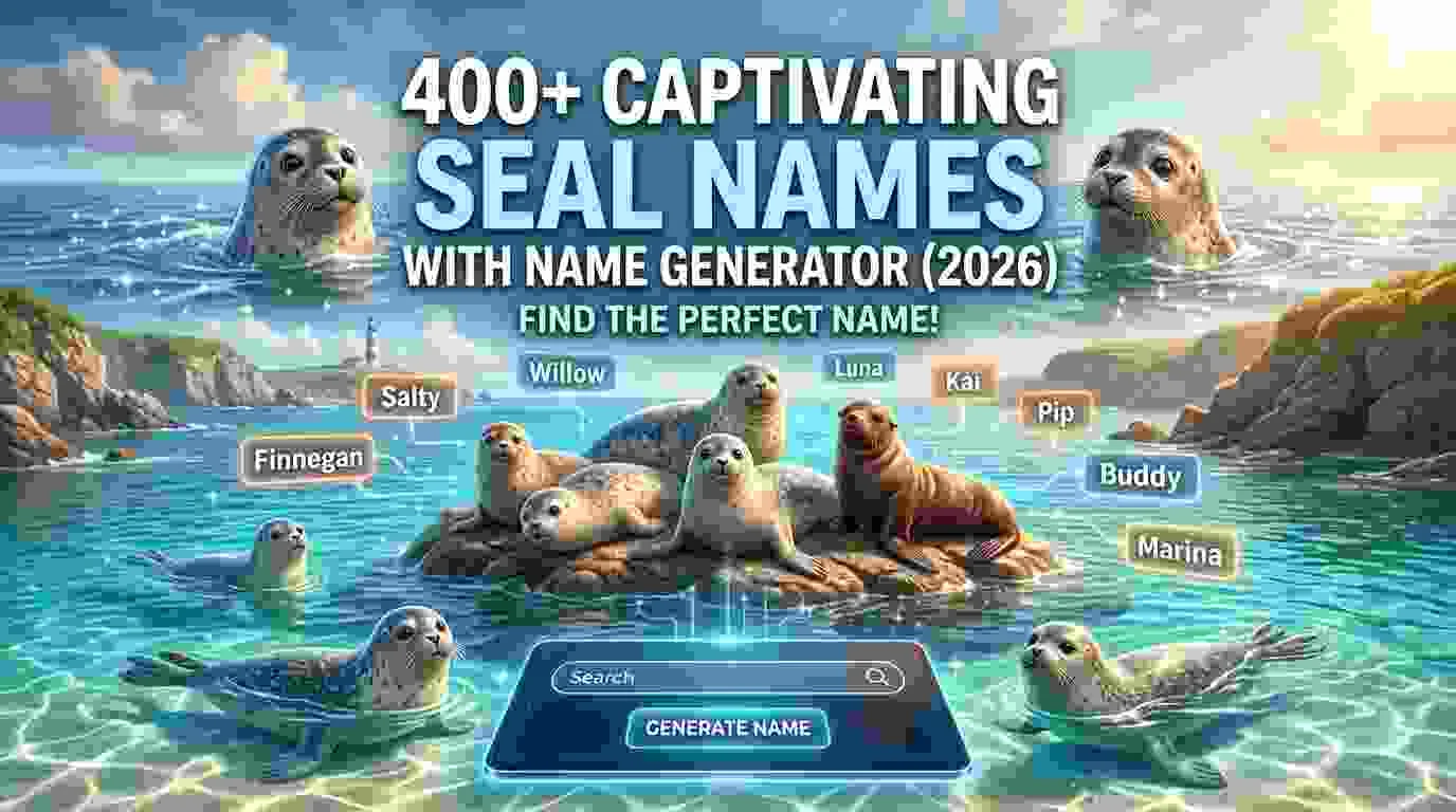 Captivating Seal Names With Name Generator