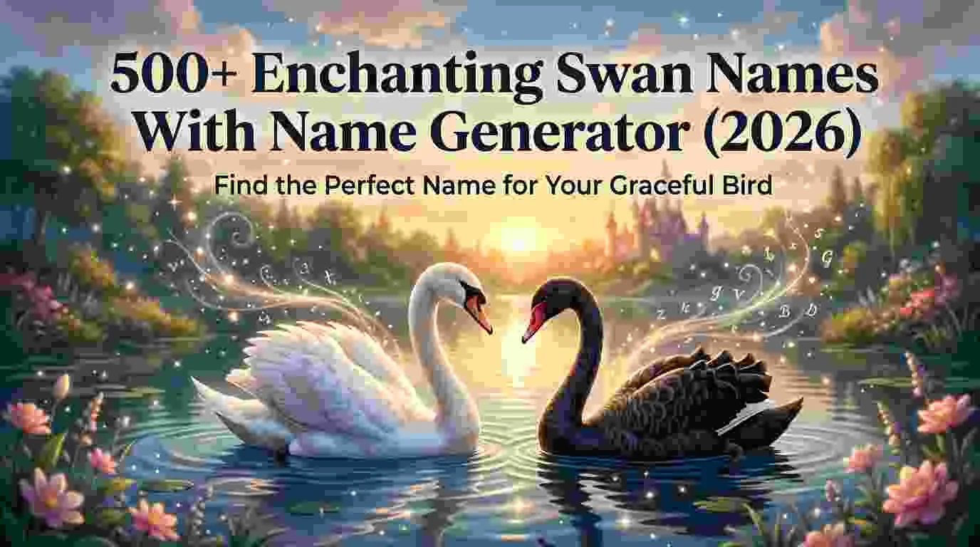 Enchanting Swan Names With Name Generator