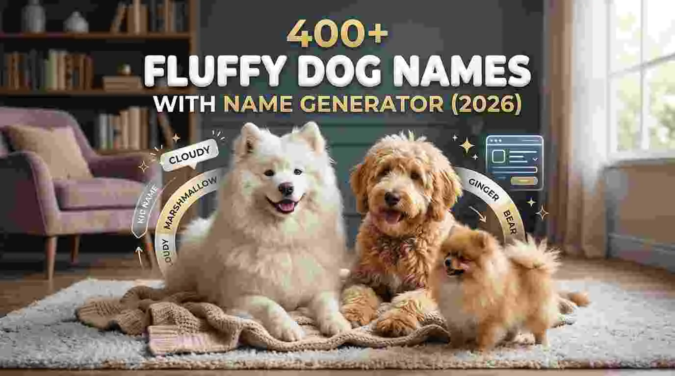 Fluffy Dog Names With Name Generator