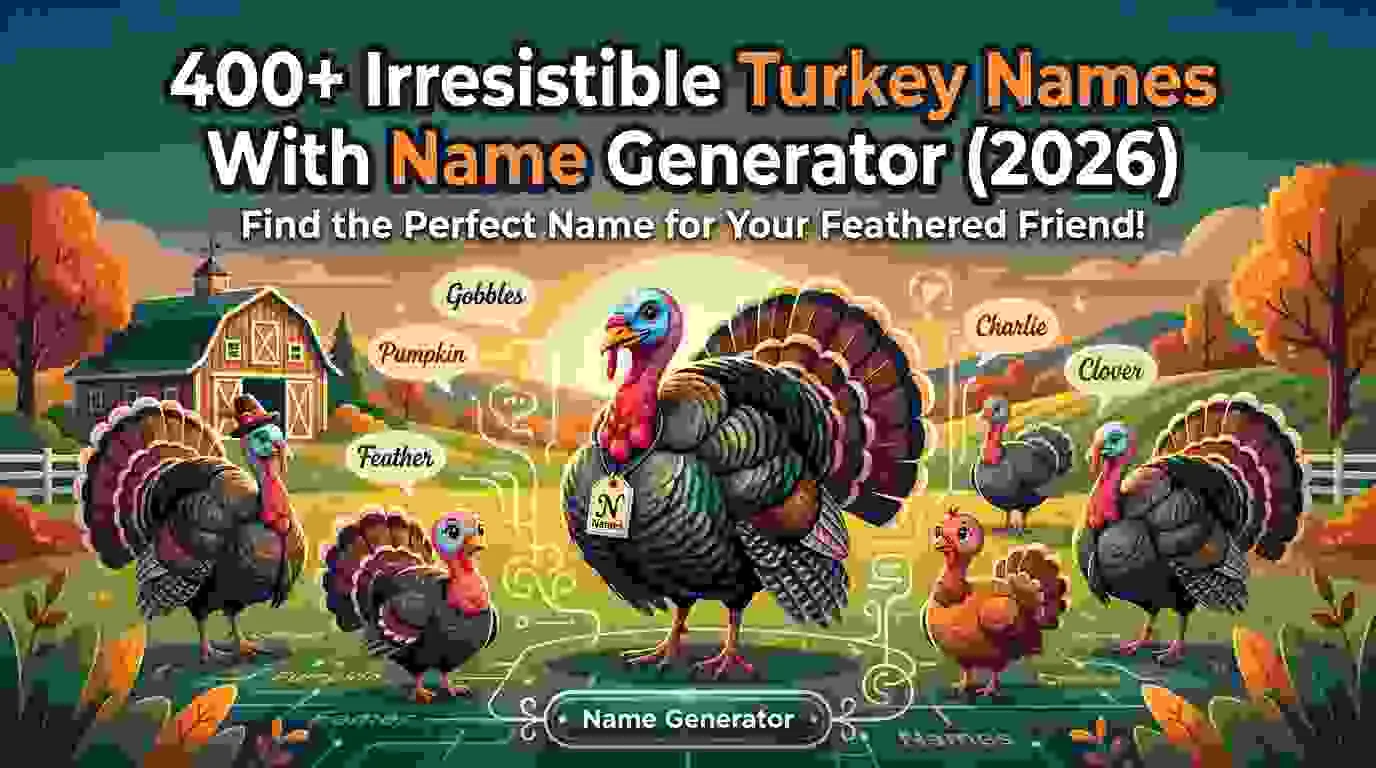 Irresistible Turkey Names With Name Generator