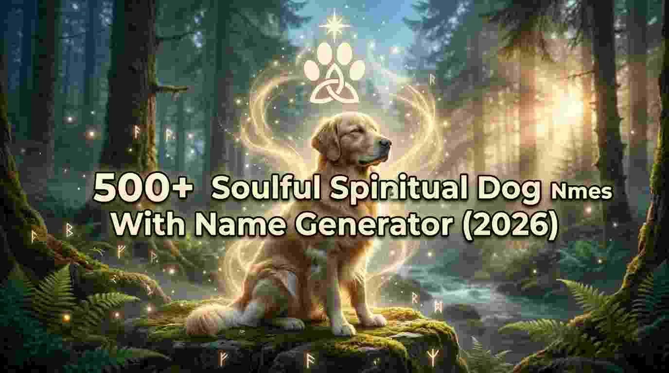 Soulful Spiritual Dog Names With Name Generator