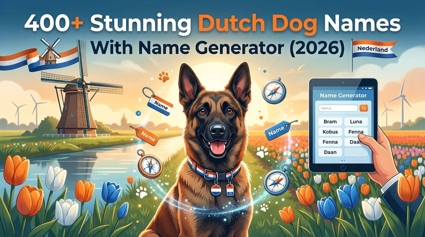 Stunning Dutch Dog Names With Name Generator